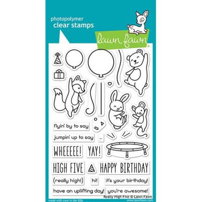 Lawn Fawn Clear Stamps - Really High Five